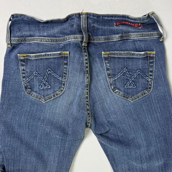 Vigoss Florence Bootcut Jeans, Size 7m, Medium Wash, Distressed, Buttons 2/$50 - Picture 5 of 16